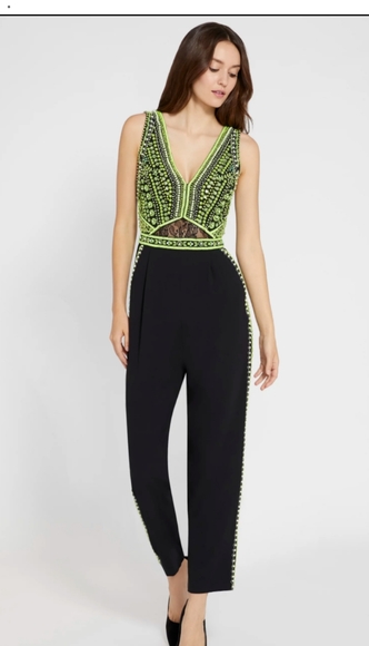 Alice and olivia sequin jumpsuit Clearance